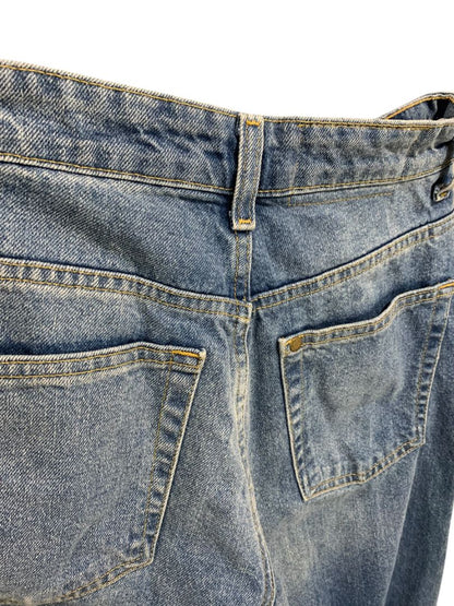 Size 0 H&M Womens 90s Baggy Jeans The Recycled Denim Collection 32" Inseam