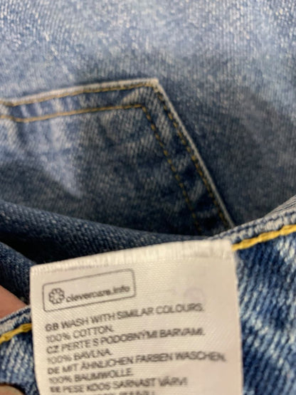 Size 0 H&M Womens 90s Baggy Jeans The Recycled Denim Collection 32" Inseam