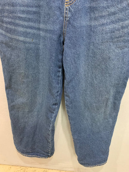 Size 14 Old Navy Womens Denim Jean Bib Overalls Blue Pants