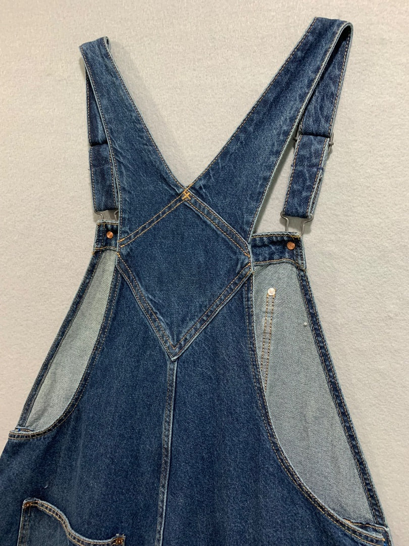 Size 14 Old Navy Womens Denim Jean Bib Overalls Blue Pants