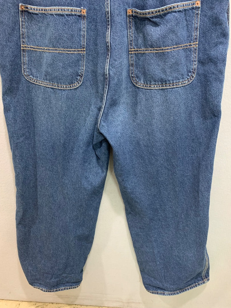 Size 14 Old Navy Womens Denim Jean Bib Overalls Blue Pants