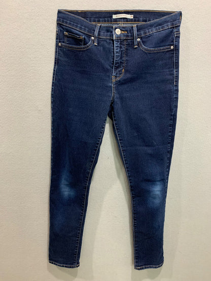 Size 29 Levis Womens 311 Shaping Skinny Jeans Stretch Denim Dark Blue
