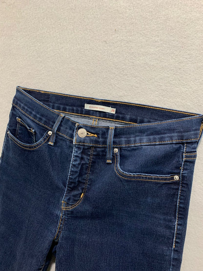 Size 29 Levis Womens 311 Shaping Skinny Jeans Stretch Denim Dark Blue