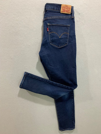 Size 29 Levis Womens 311 Shaping Skinny Jeans Stretch Denim Dark Blue