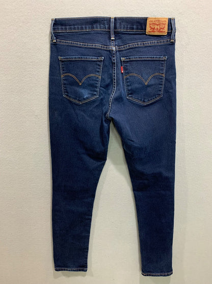 Size 29 Levis Womens 311 Shaping Skinny Jeans Stretch Denim Dark Blue