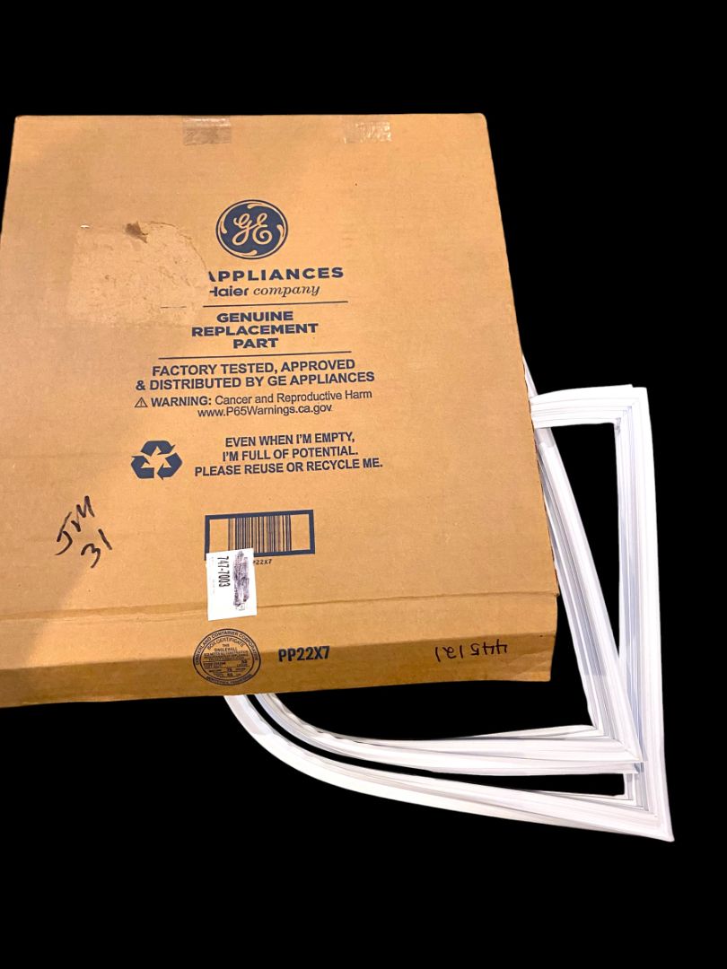 New GE Appliance WR14X10238 Refrigerator French Seal Gasket With Flap White