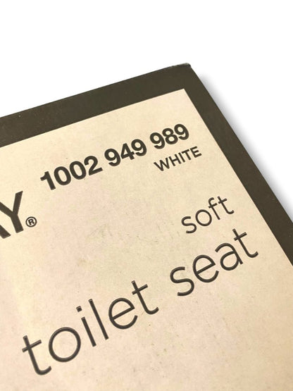 Glacier Bay New in Box Elongated White Soft Toilet Seat 1002 949 989