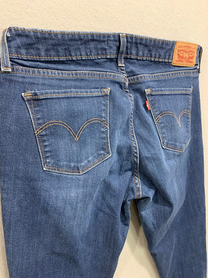 Size 30 Levis Womens 711 Skinny Jeans Stretch Denim