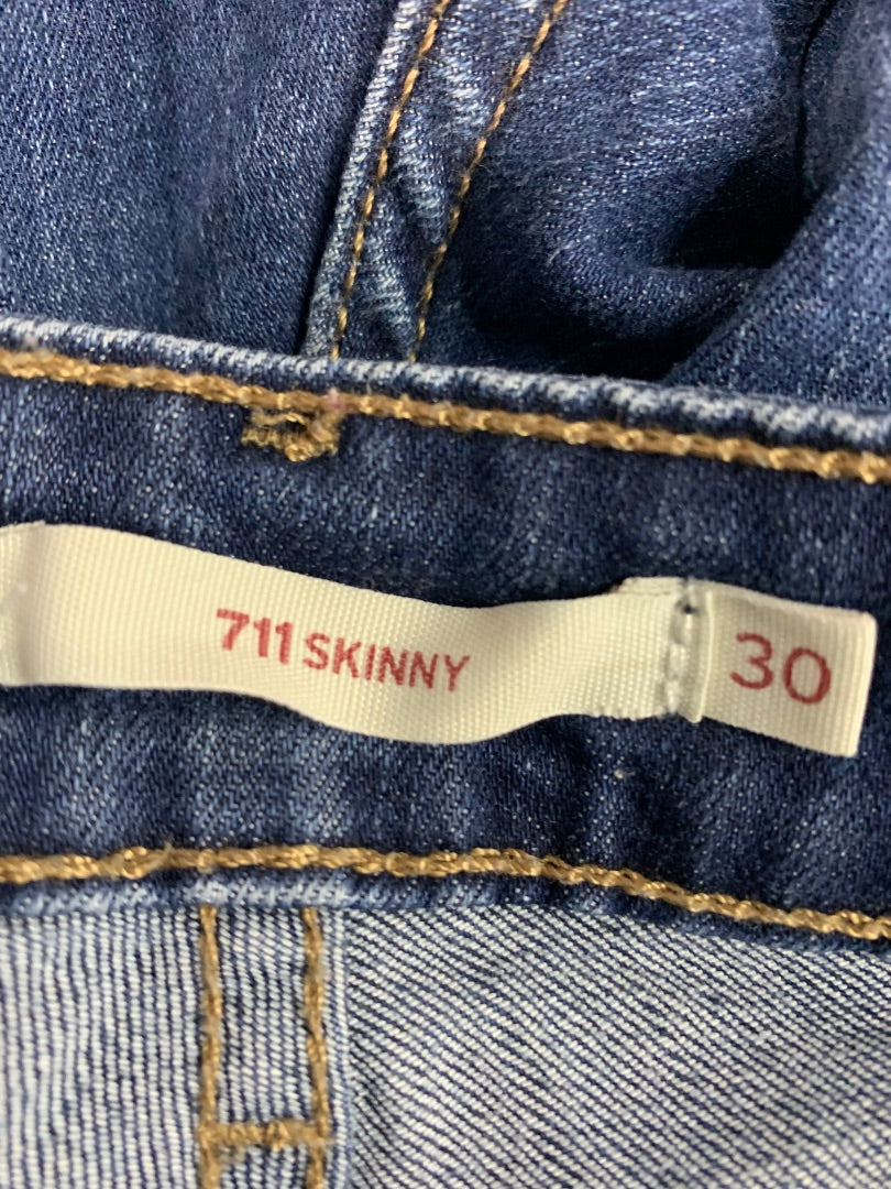Size 30 Levis Womens 711 Skinny Jeans Stretch Denim