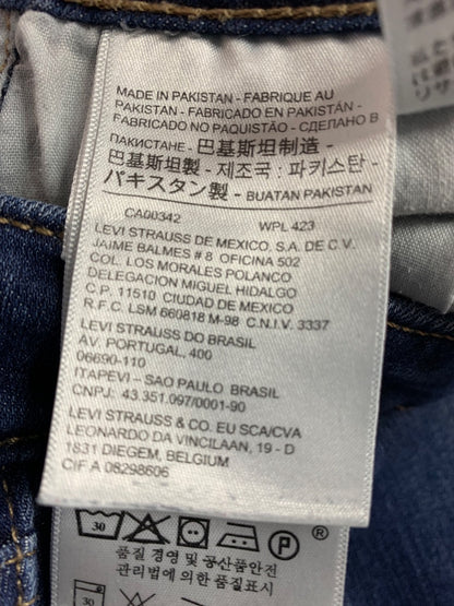 Size 30 Levis Womens 711 Skinny Jeans Stretch Denim