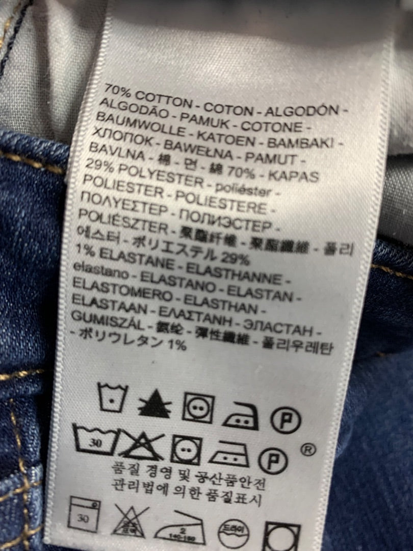 Size 30 Levis Womens 711 Skinny Jeans Stretch Denim