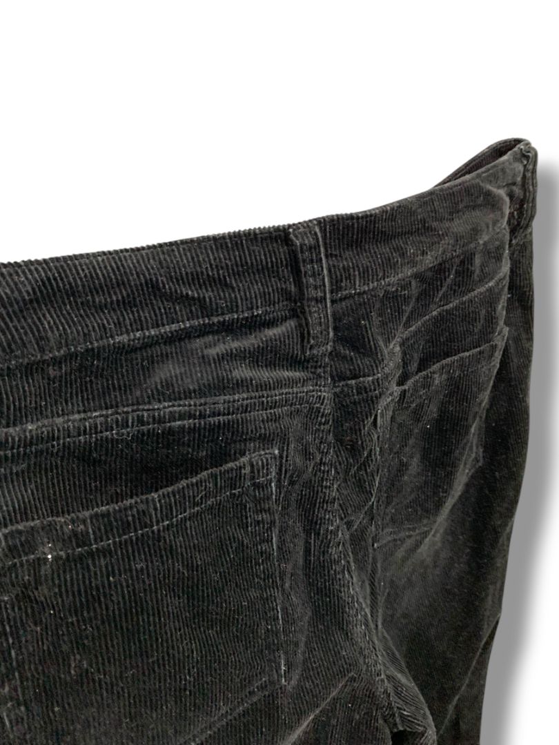 Size 10 Style & Co Womens Black Corduroy Pants 31" Inseam