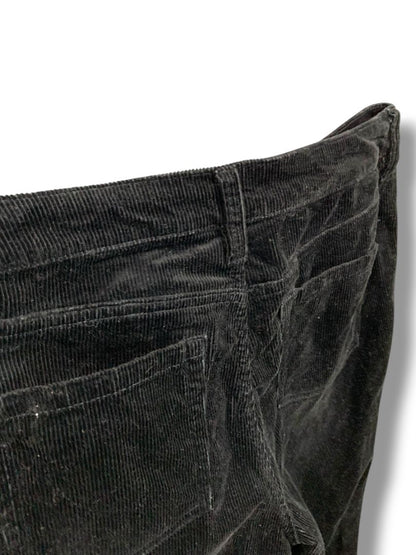 Size 10 Style & Co Womens Black Corduroy Pants 31" Inseam