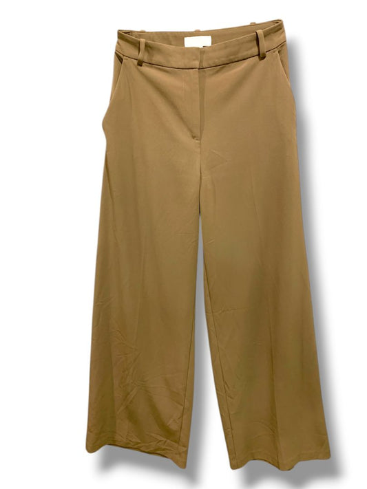 Size 2 H&M Womens Brown Wide Leg Dress Trousers 30" Inseam