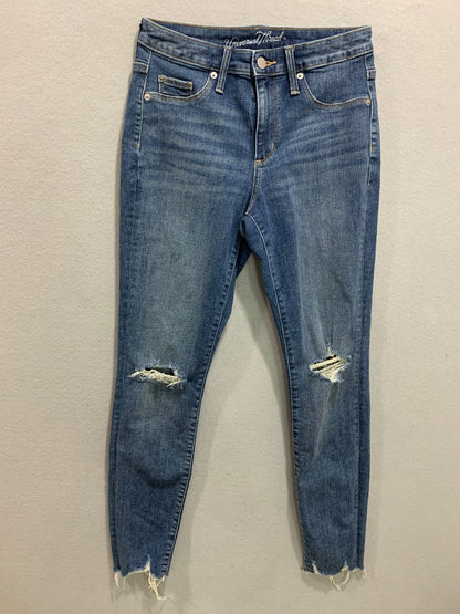 Size 4 Universal Thread Womens Distressed Hi Rise Jegging Stretch Skinny Denim