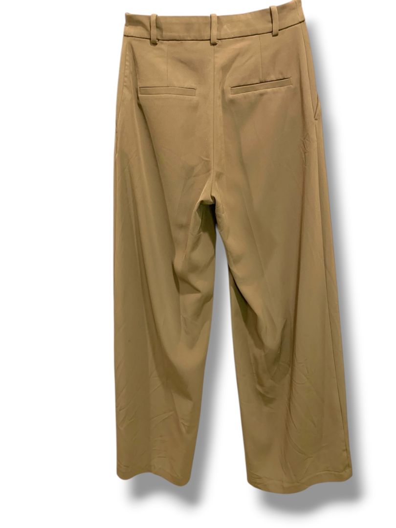 Size 2 H&M Womens Brown Wide Leg Dress Trousers 30" Inseam