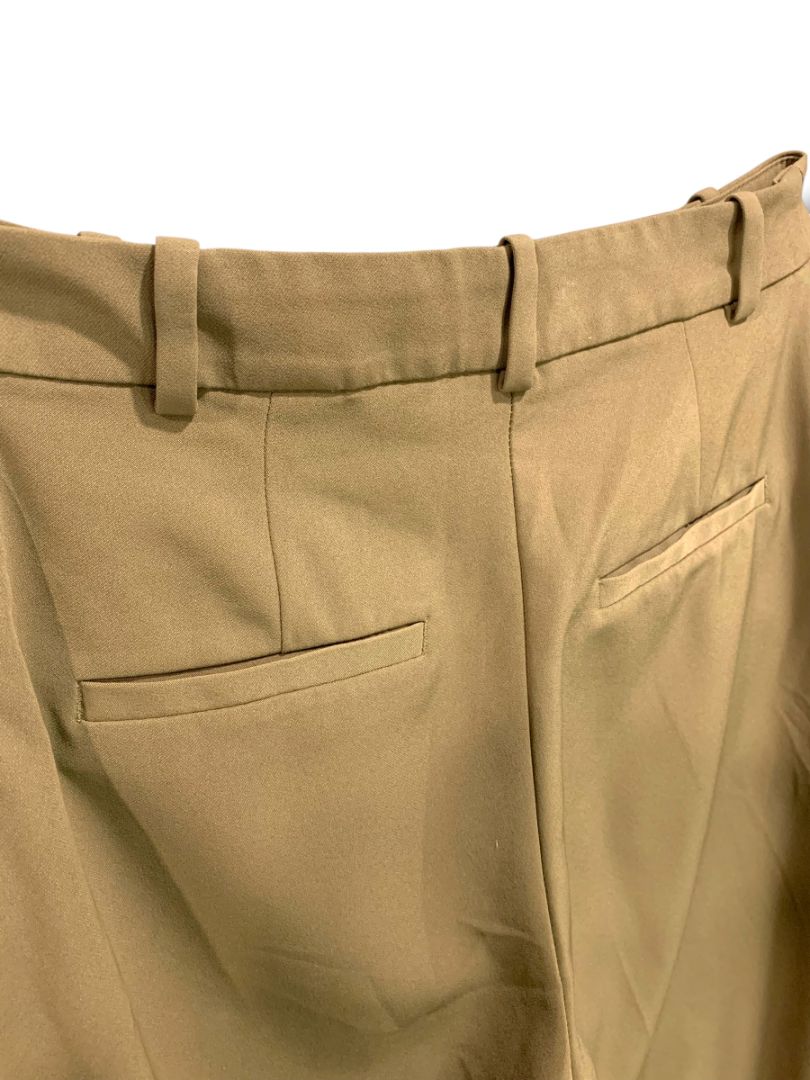 Size 2 H&M Womens Brown Wide Leg Dress Trousers 30" Inseam