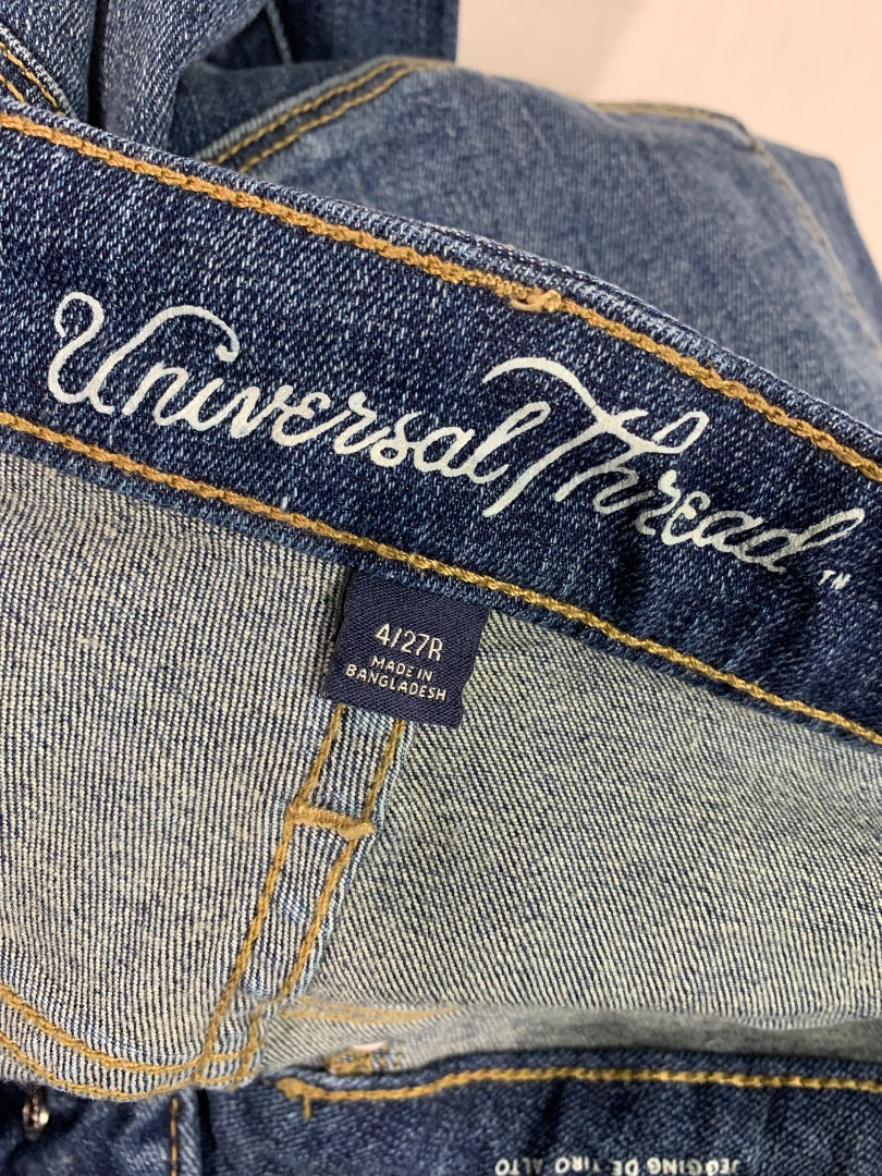 Size 4 Universal Thread Womens Distressed Hi Rise Jegging Stretch Skinny Denim