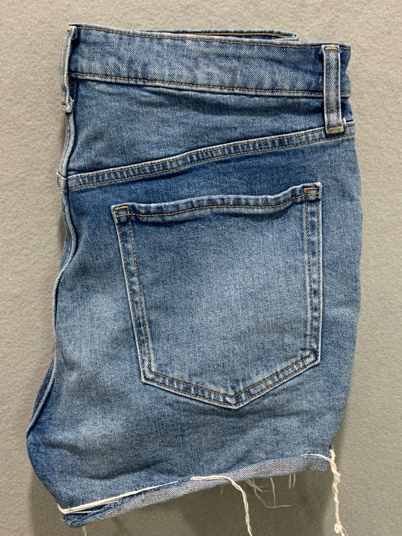 Size 14 Old Navy Womens O.G. Short Jean Distresssed High Rise Denim Shorts
