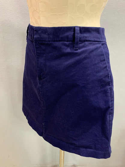 Size 8 Tommy Hilfiger Navy Blue Straight Chino Style Skirt