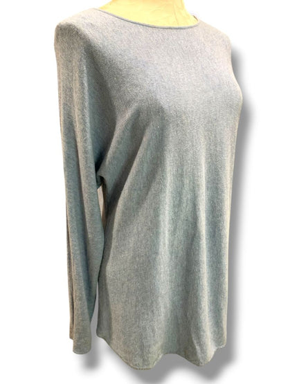 Medium Michael Kors Womens Blue Lightweight Sweater Tunic