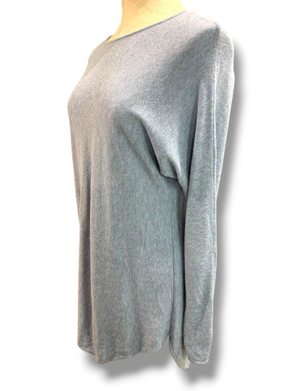 Medium Michael Kors Womens Blue Lightweight Sweater Tunic