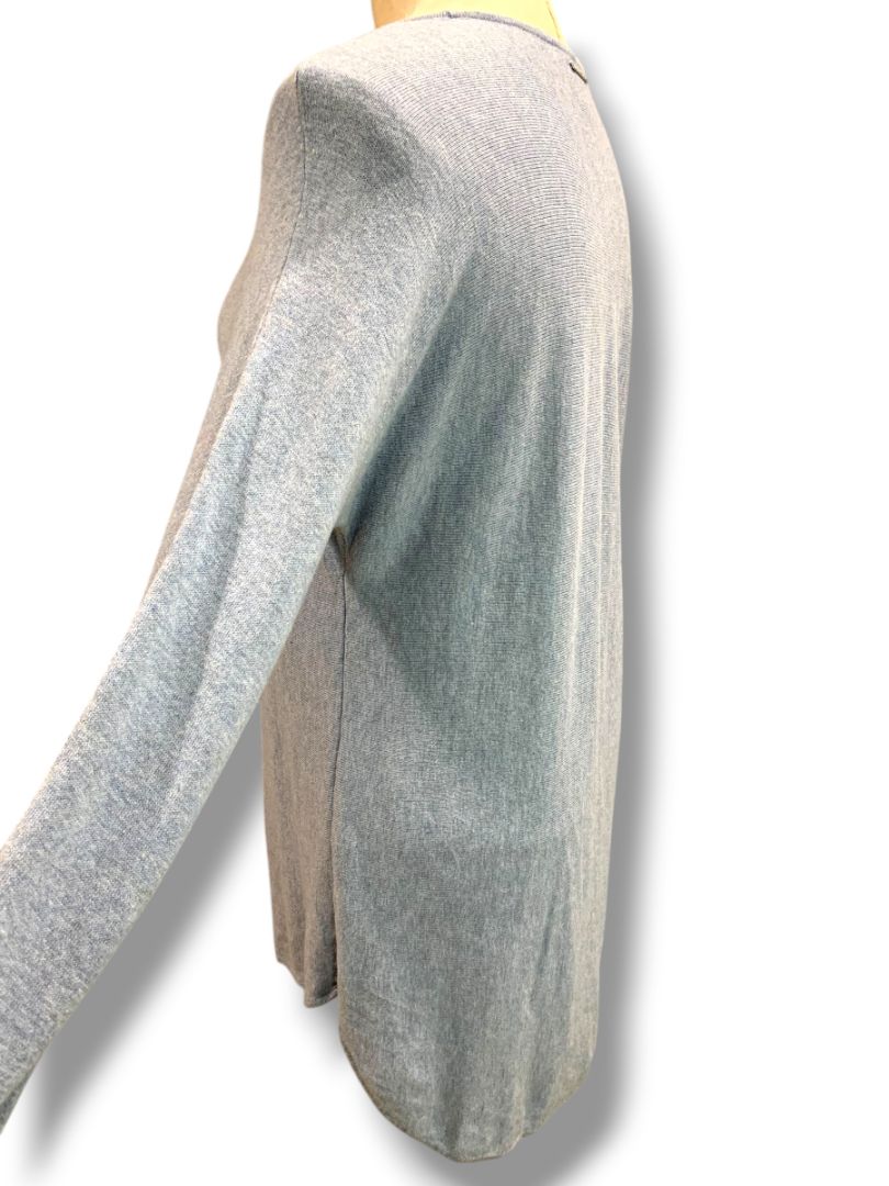 Medium Michael Kors Womens Blue Lightweight Sweater Tunic