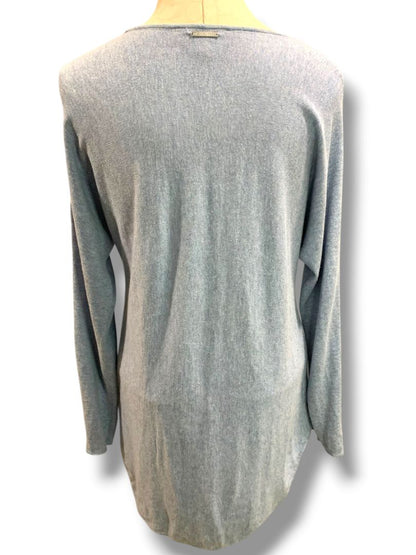 Medium Michael Kors Womens Blue Lightweight Sweater Tunic