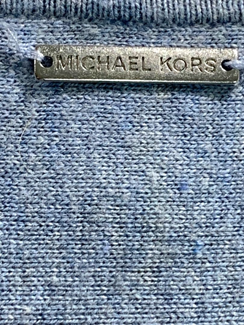 Medium Michael Kors Womens Blue Lightweight Sweater Tunic