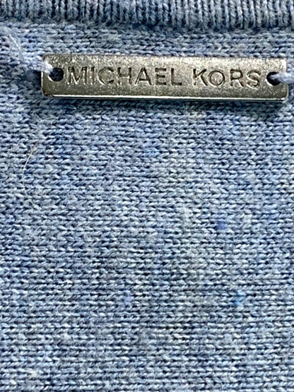 Medium Michael Kors Womens Blue Lightweight Sweater Tunic