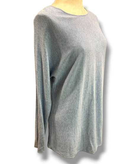 Medium Michael Kors Womens Blue Lightweight Sweater Tunic