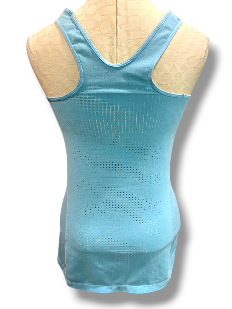 Medium Nike Womens Sky Blue Racerback Running Tank Top 832060-447