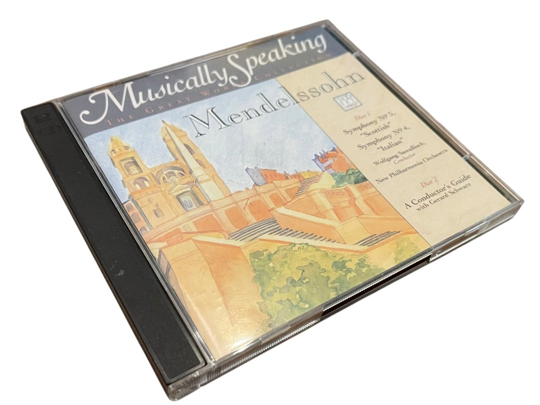 Mendelssohn Schwarz Musically Speaking Great Works Collection 2 Discs CDs