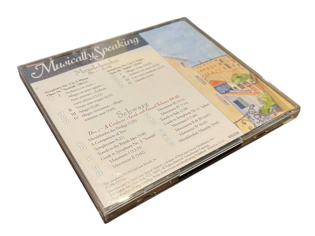 Mendelssohn Schwarz Musically Speaking Great Works Collection 2 Discs CDs