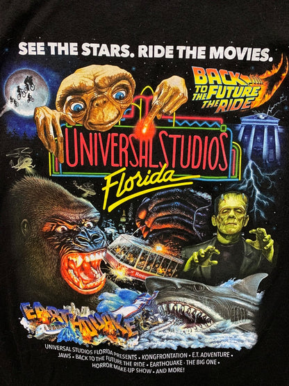 Medium Universal Studios Adult Retro Marquee Ringer T-Shirt