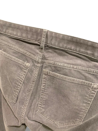 Size 6 (28) Loft Womens Dark Gray Corduroy Pants Curvy Straight