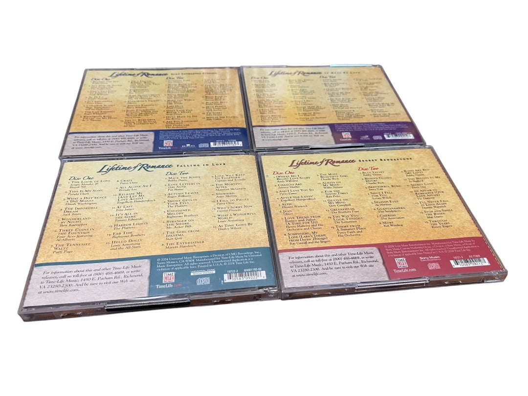 Time Life Lifetime of Romance 8 CD Set 120 Songs 2004 Various Artists