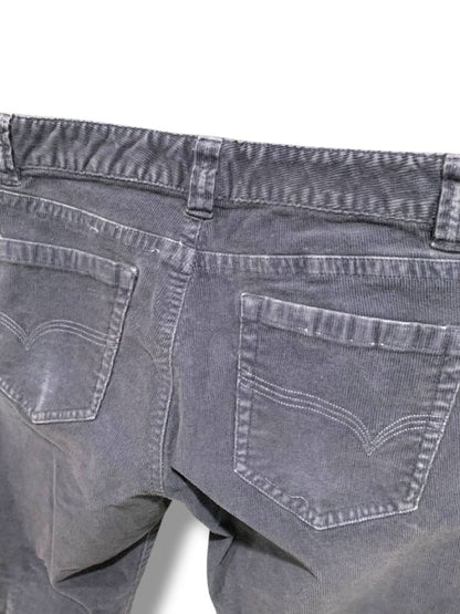 Size 4 Vineyard Vines Womens Navy Blue Corduroy Pants 28" Inseam Tapered