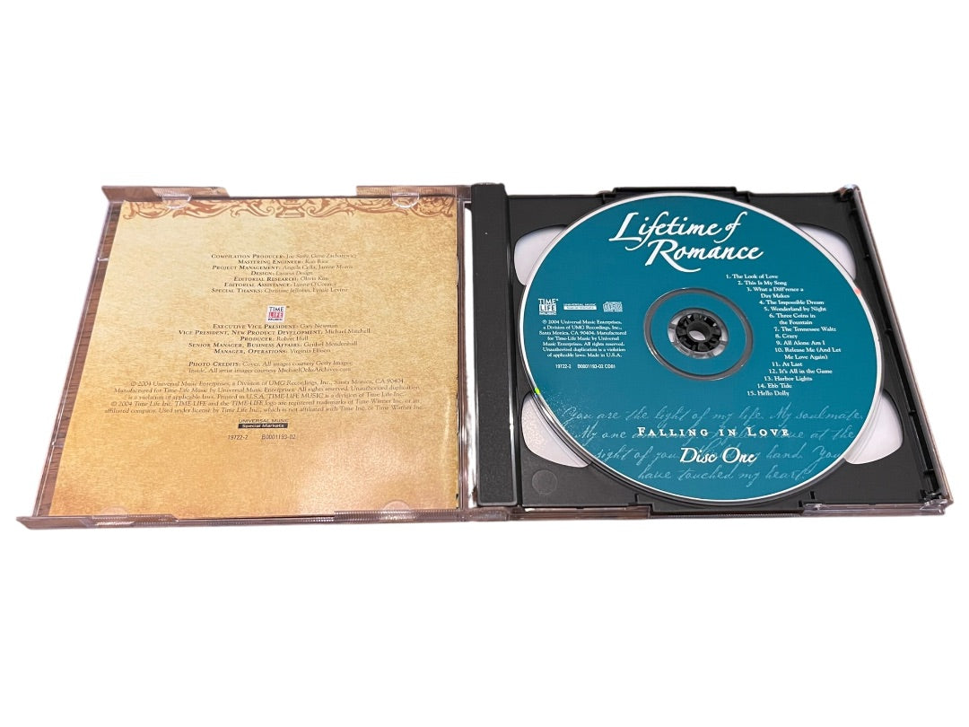 Time Life Lifetime of Romance 8 CD Set 120 Songs 2004 Various Artists