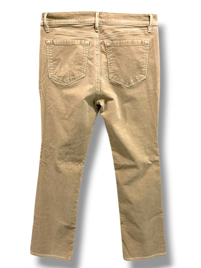 Size 6P (28) Loft Petite Womens Tan Corduroy Pants Modern Boot Cut