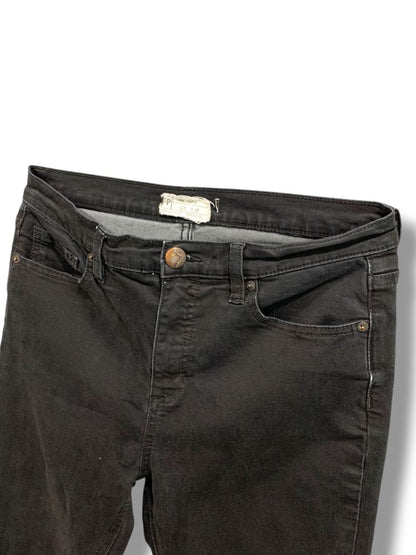Size 28 Free People Womens Black Skinny Jeans Stretch Denim