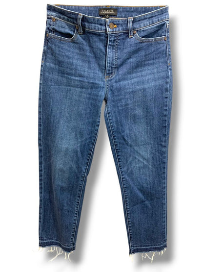 Size 6 Talbots Flawless Five-Pocket Womens Jeans Raw Hem