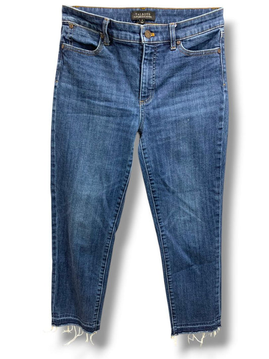 Size 6 Talbots Flawless Five-Pocket Womens Jeans Raw Hem