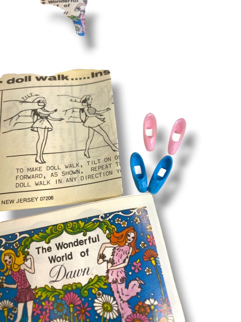 1960s The Wonderful World of Dawn Doll Accessories and Booklets Assorted