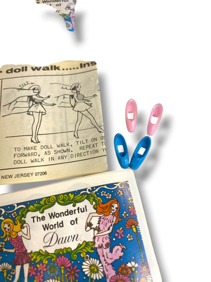 1960s The Wonderful World of Dawn Doll Accessories and Booklets Assorted