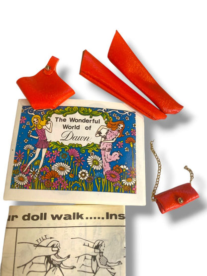1960s The Wonderful World of Dawn Doll Accessories and Booklets Assorted
