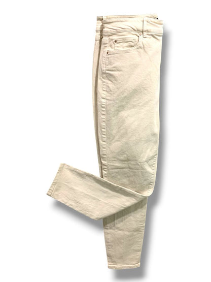 Size 8 Ann Taylor Curvy Fit The Skinny Womens Tan Denim Jeans