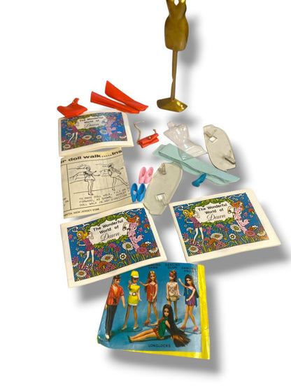 1960s The Wonderful World of Dawn Doll Accessories and Booklets Assorted