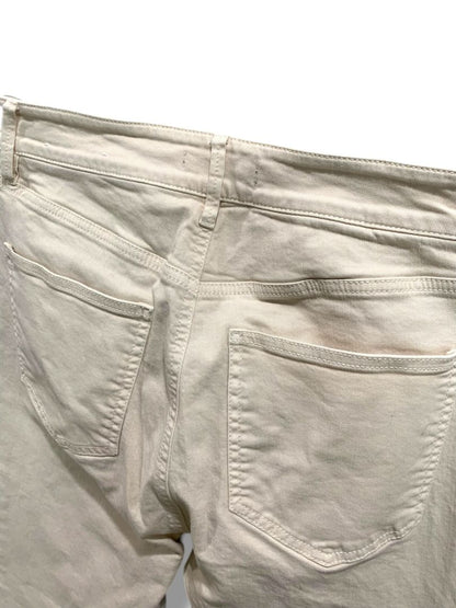 Size 8 Ann Taylor Curvy Fit The Skinny Womens Tan Denim Jeans