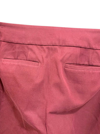 Size 6P Loft Petites Womens Burgundy Julie Straight Dress Pants